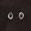 OLIO E ACETO Sterling Silver Lapis Lazuli/Red Snakeskin Jade Flower Earrings OLIO-OA13E09-LY Blue(OA13E08)